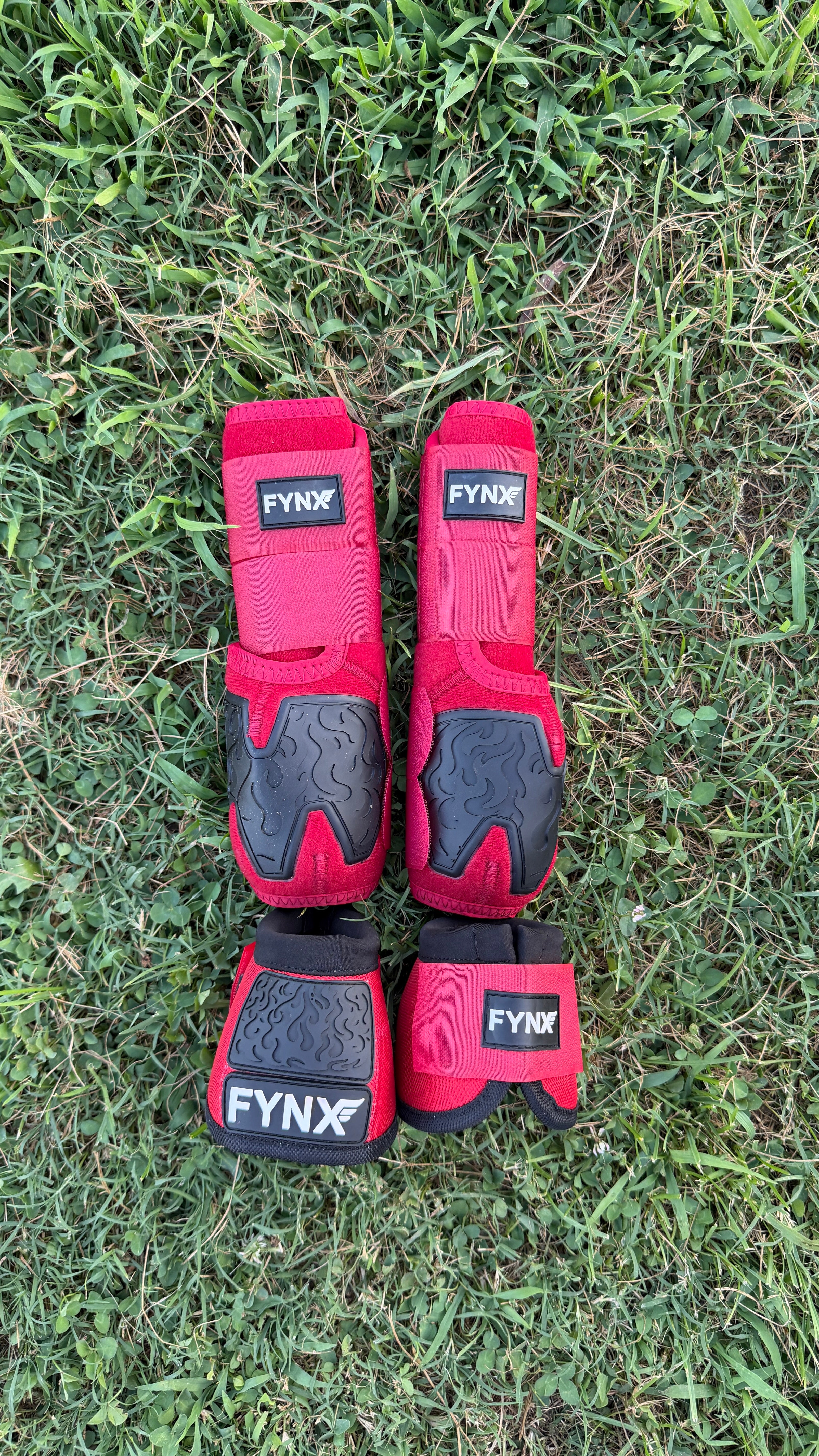 FYNX™ Splint Boots (Red)