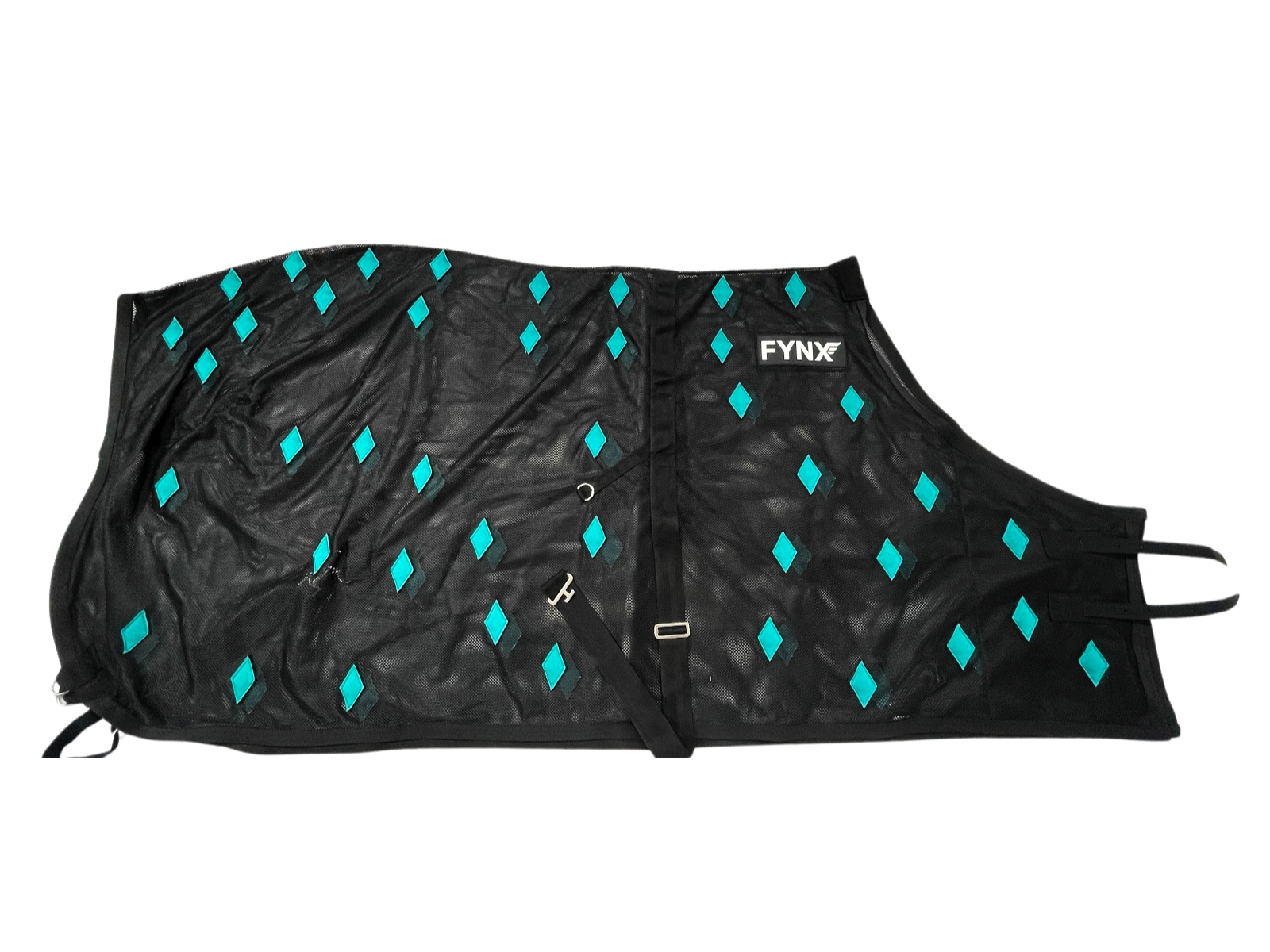 Fynx Flow Luxury Equine Therapy Sheet - Special Edition Black & Turquiose