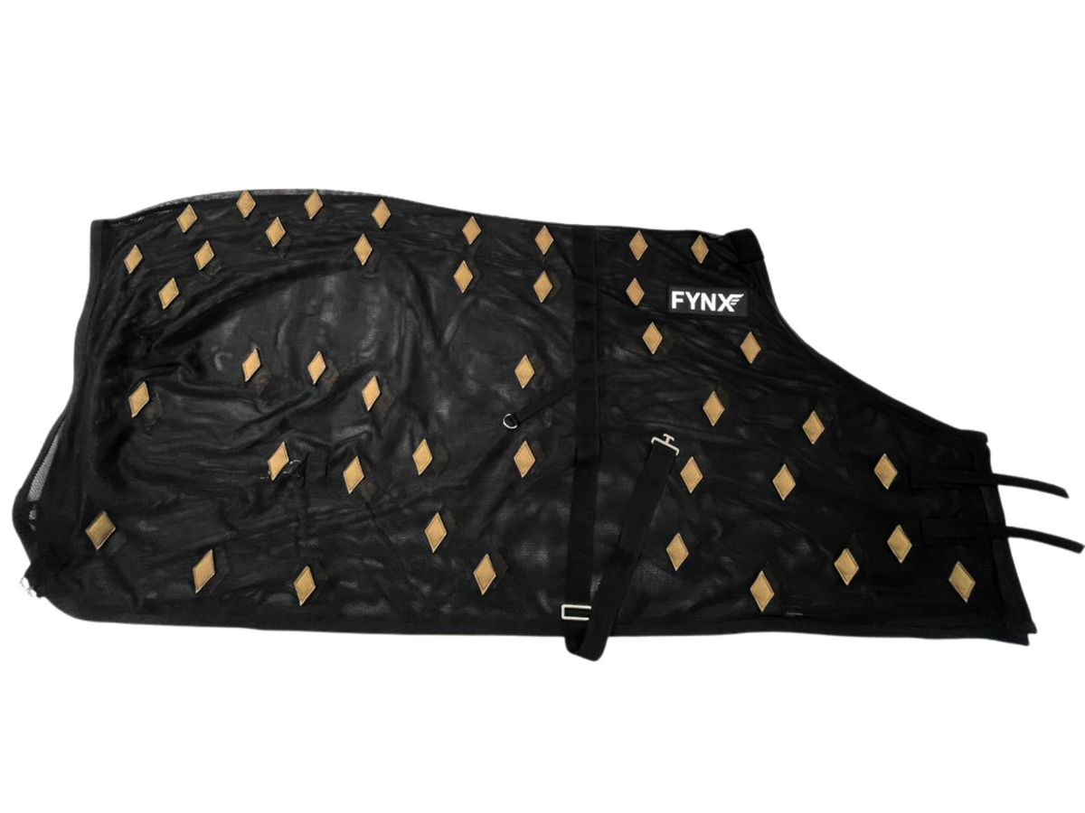 Fynx Flow Luxury Equine Therapy Sheet - Signature Black & Gold